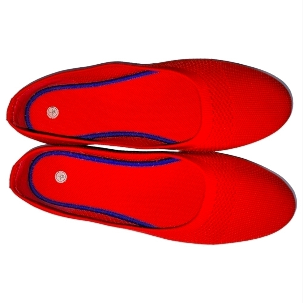 Frank Mully Women's Ballet Flats Knit Elasticized Upper Walking Shoes Sz 7/38 - Picture 2 of 8